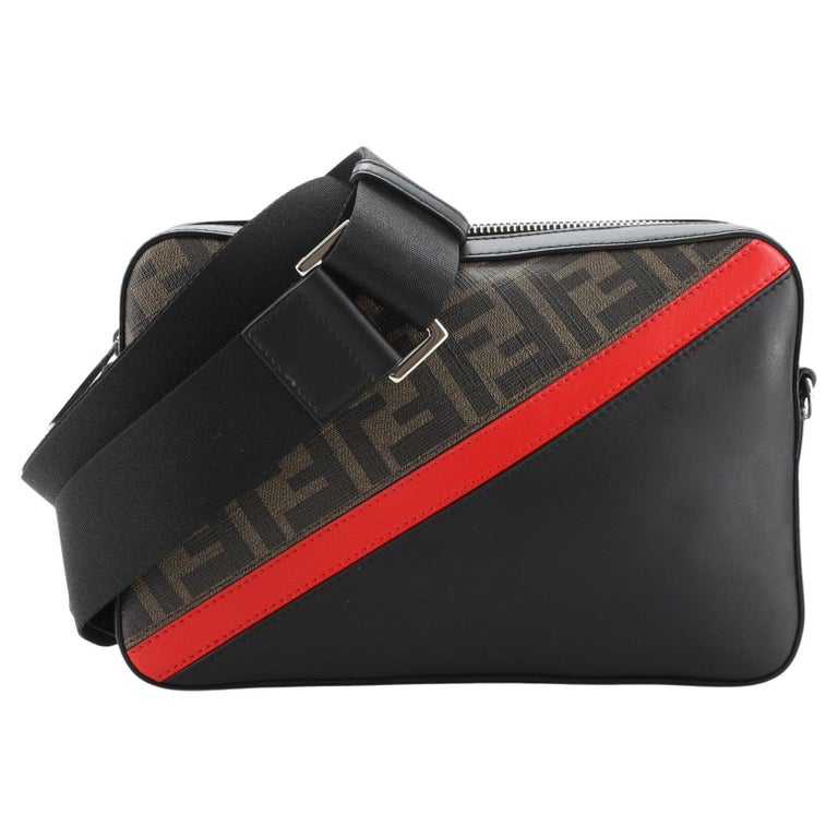 Fendi Camera Case Bag Zucca Coated Canvas and Leather Small at 1stDibs