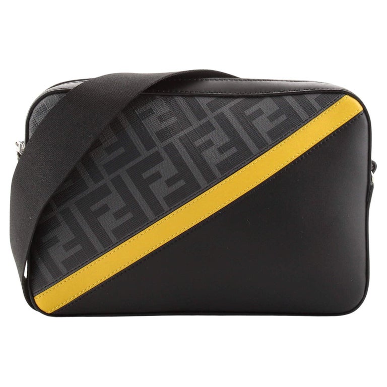 Fendi Camera Case Bag Zucca Coated Canvas and Leather Small For Sale at