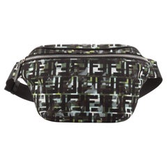 Fendi Camouflage FF Waist Bag Printed Nylon