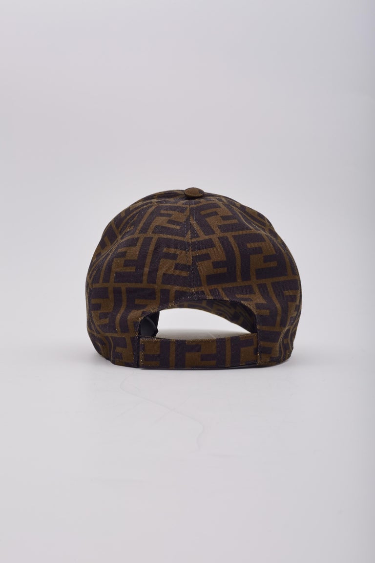 Fendi Canvas FF Reloaded Baseball Hat Tobacco Yellow at 1stDibs display picture 1