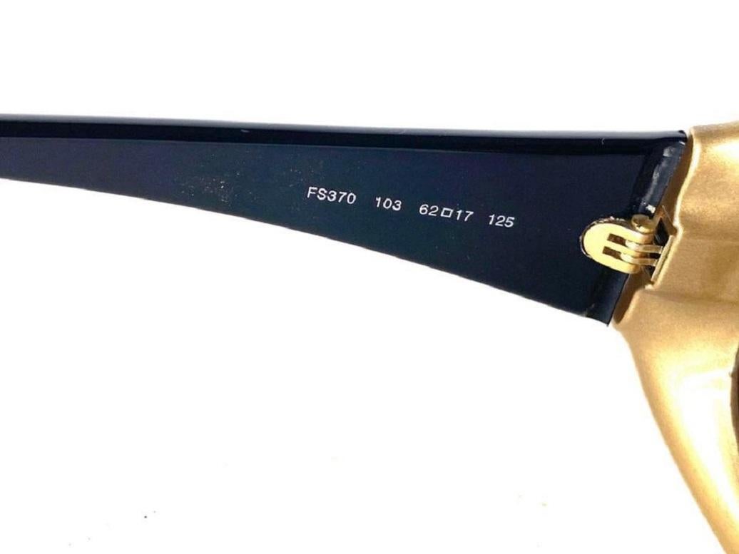 Fendi Caramel Brown and Black Fs370 Ff Bug Eye 5ff65 Sunglasses For Sale 7
