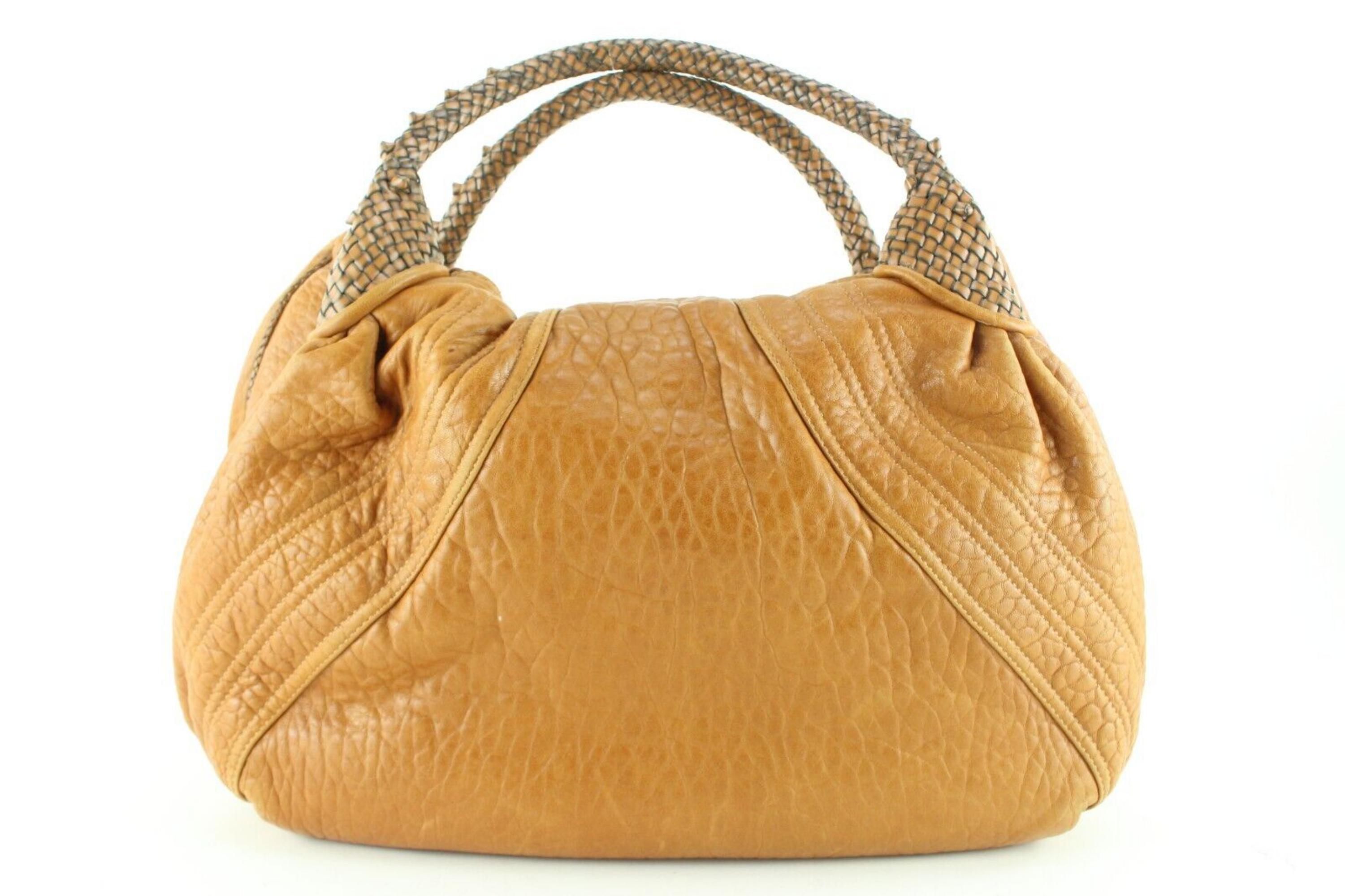 Fendi Caramel Leather Spy Bag Full Set 2FF0130 2