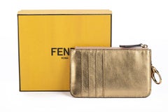 Fendi Card Case Powder Pink Gold BNIB