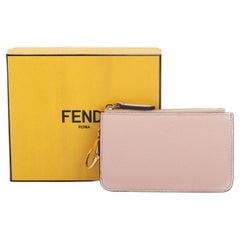 Fendi Card Case Powder Pink Gold BNIB