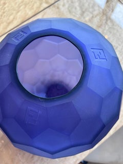 Fendi Casa amethyst Murano honeycomb vase small
