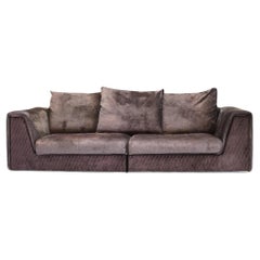 Fendi Casa Brown Velvet Prestige Sofa