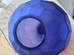 Fendi Casa honeycomb amethyst round large Murano vase