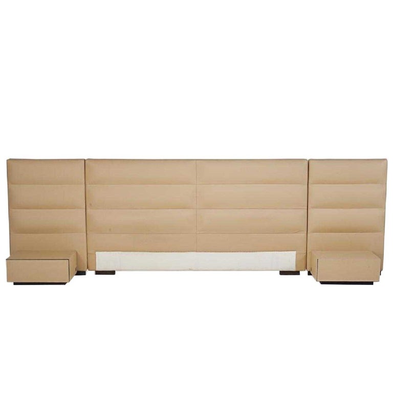 Fendi Casa Leather King Or Queen Size, Leather King Headboard