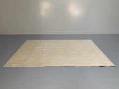 Fendi Casa "Motif" Square Rug - In Ivory Wool