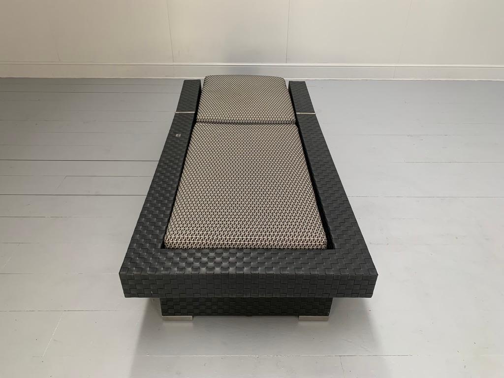 Fendi Casa Outdoor Furniture - Sofa, Armchair, Lounger & Large Table For Sale 12