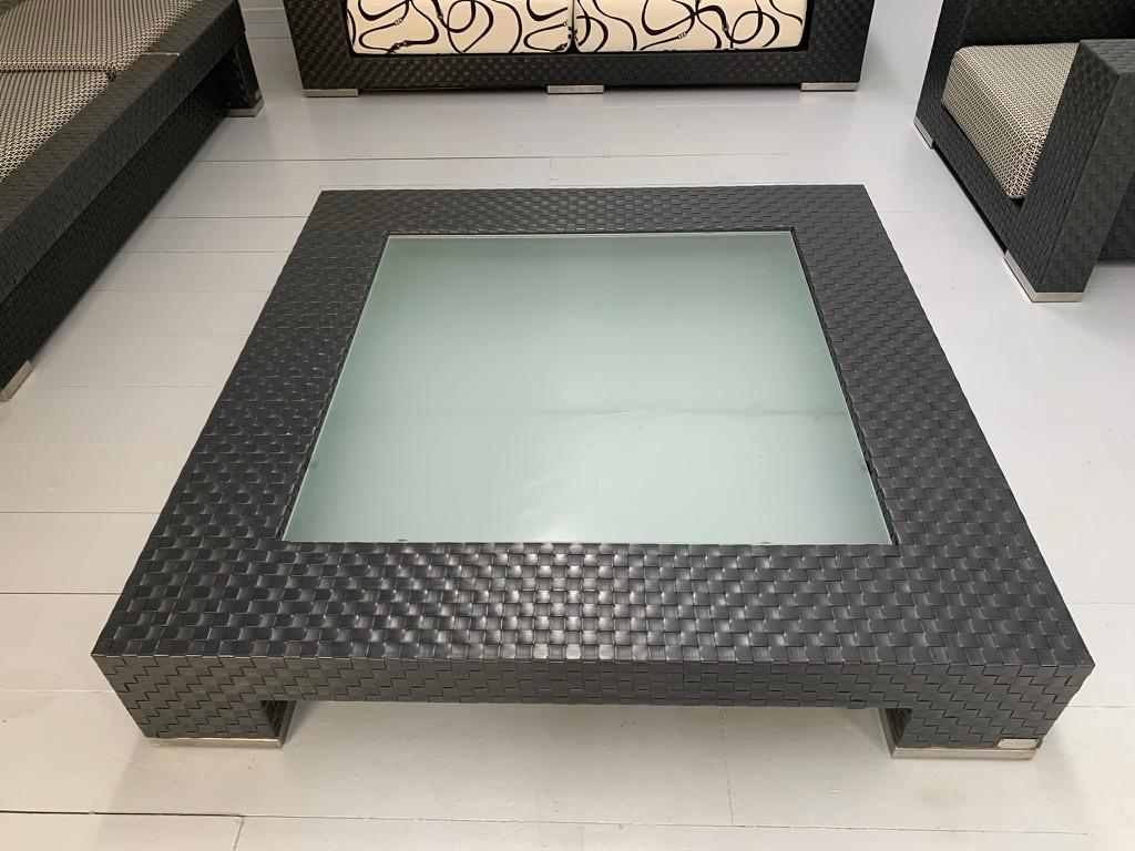 Fendi Casa Outdoor Furniture - Sofa, Armchair, Lounger & Large Table For Sale 2