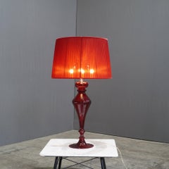 Fendi Casa Red Murano Table Lamp