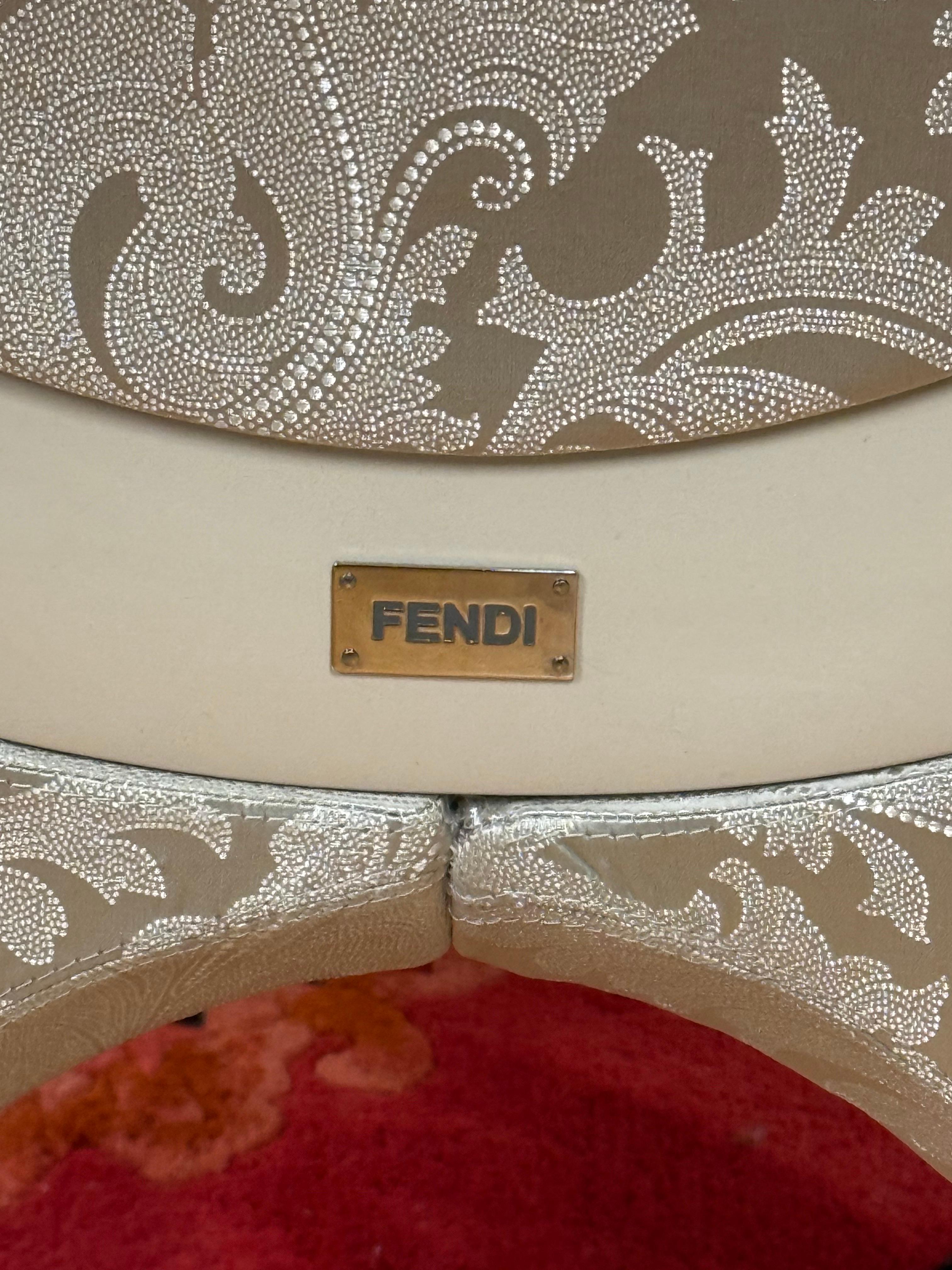 Fendi Casa Signed Garcia Arm Chair Designed by Jaime Hayon For Sale 5