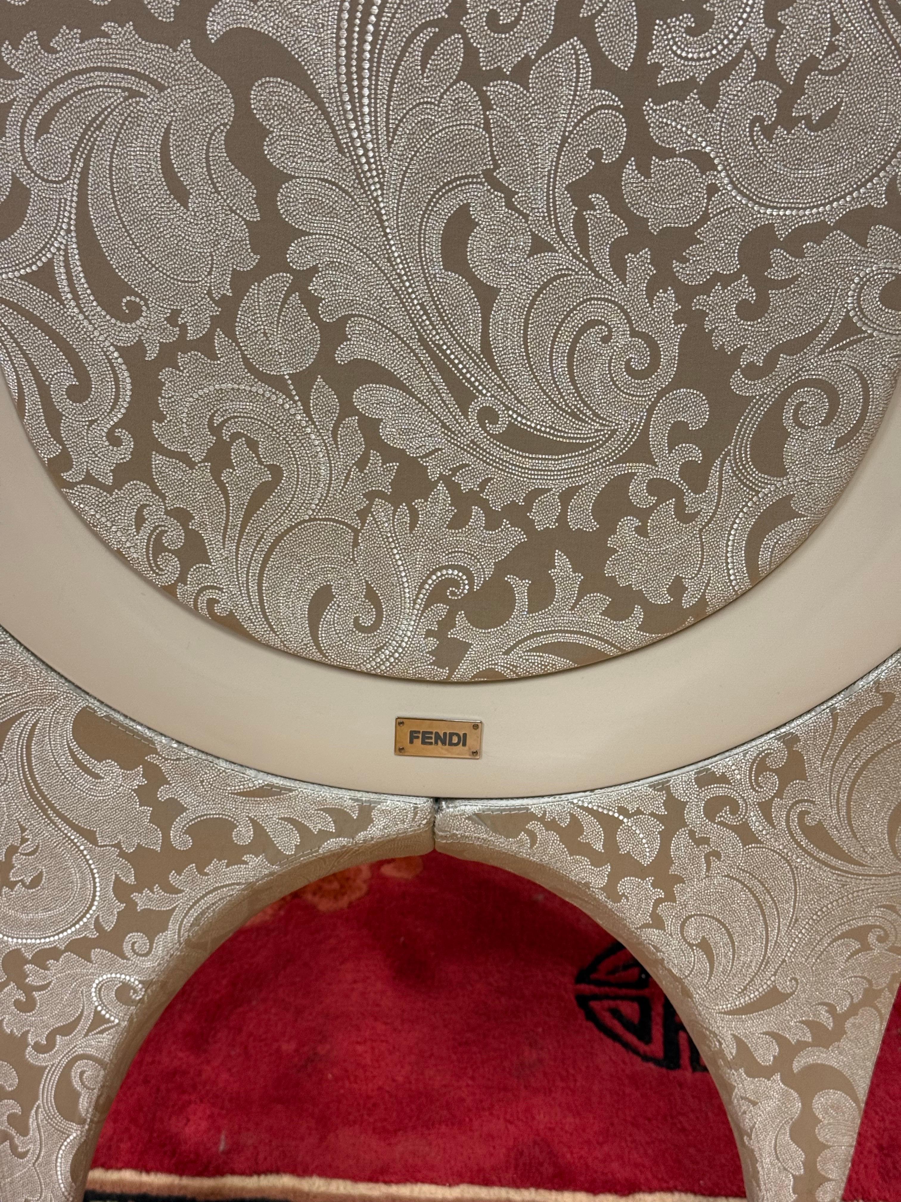 Fendi Casa Signed Garcia Arm Chair Designed by Jaime Hayon For Sale 6