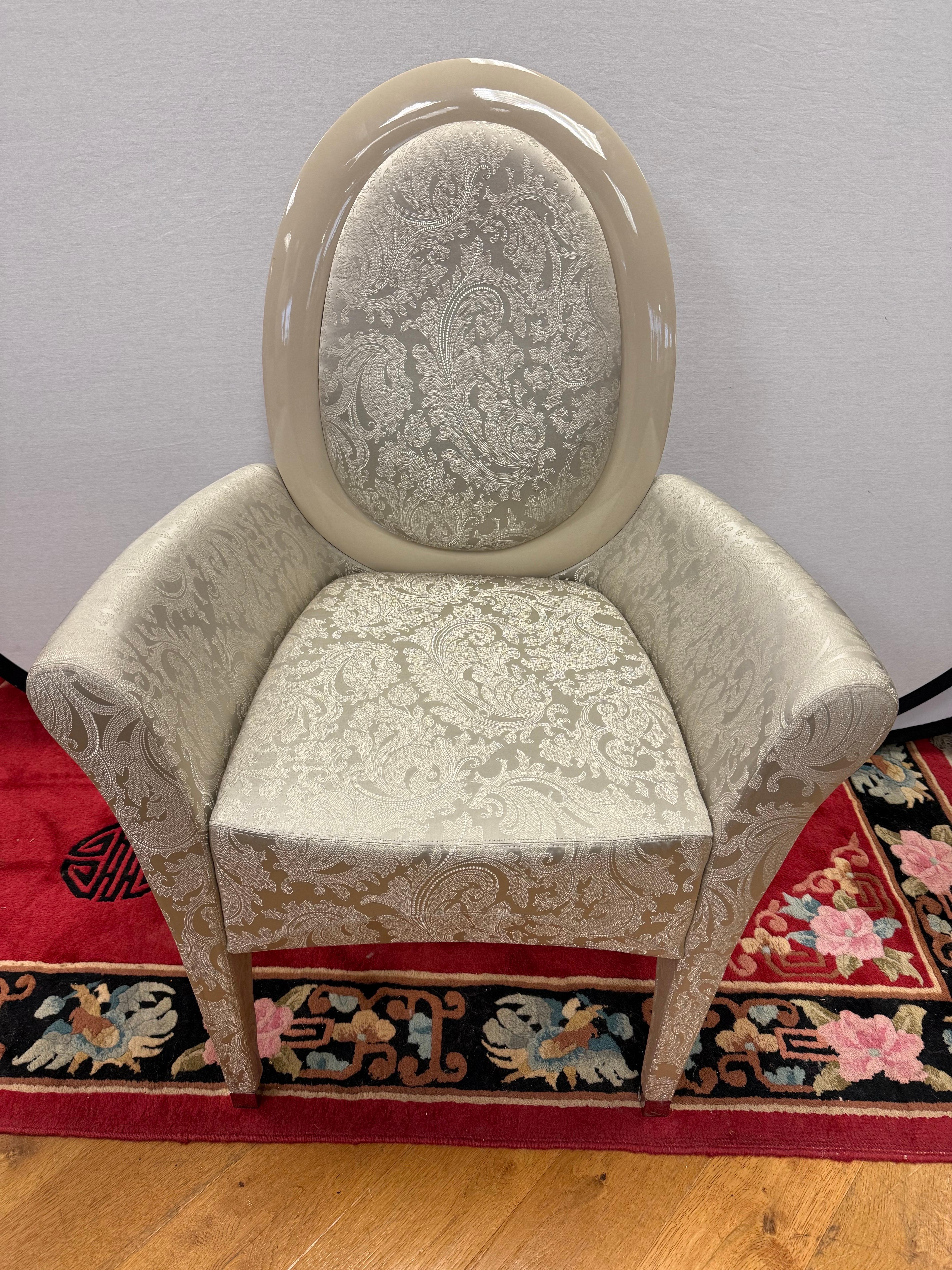 Contemporary Fendi Casa Signed Garcia Arm Chair Designed by Jaime Hayon For Sale