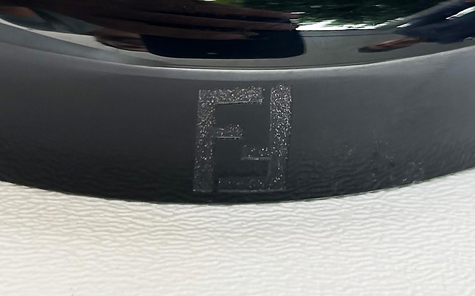 Fendi Casa-Tischlampe, verdrahtet für Amerika und in funktionstüchtigem Zustand (Glas) im Angebot
