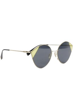 Fendi Cat Eye Metal Frame Sunglasses