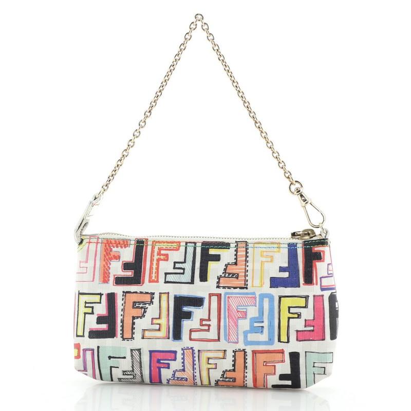 pochette fendi multicolor