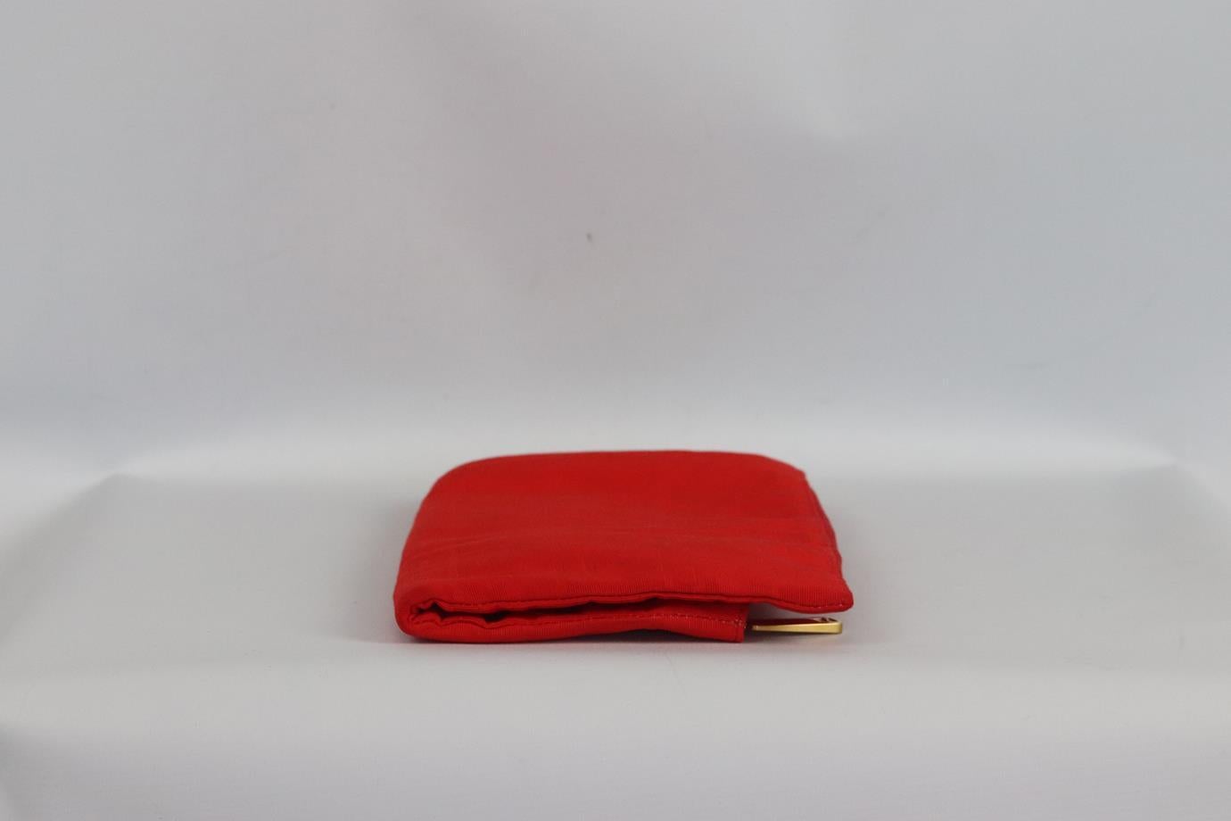 billfold wallet in signature textile jacquard with fox motif