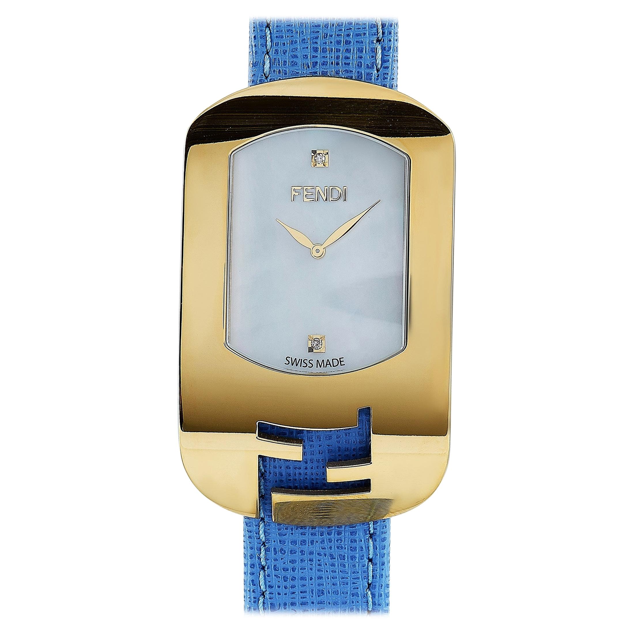 Fendi Chameleon Gold-Tone Quartz Watch F300434532D1