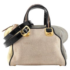 Fendi Chameleon Satchel Canvas Mini