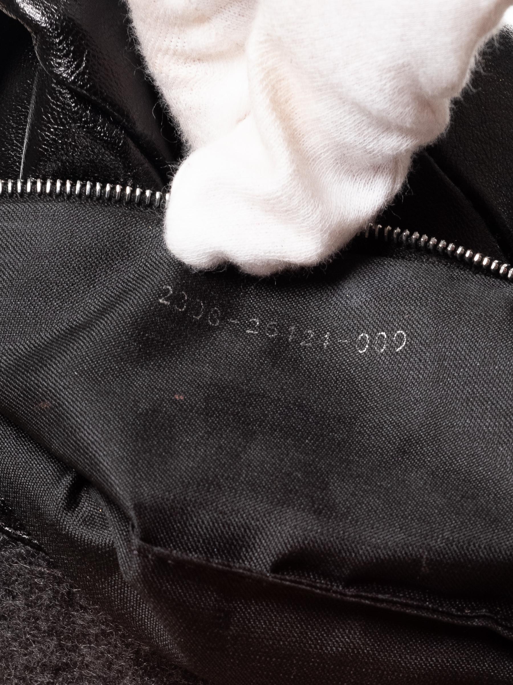 Fendi Charcoal Zucca Cashmere Baguette 1
