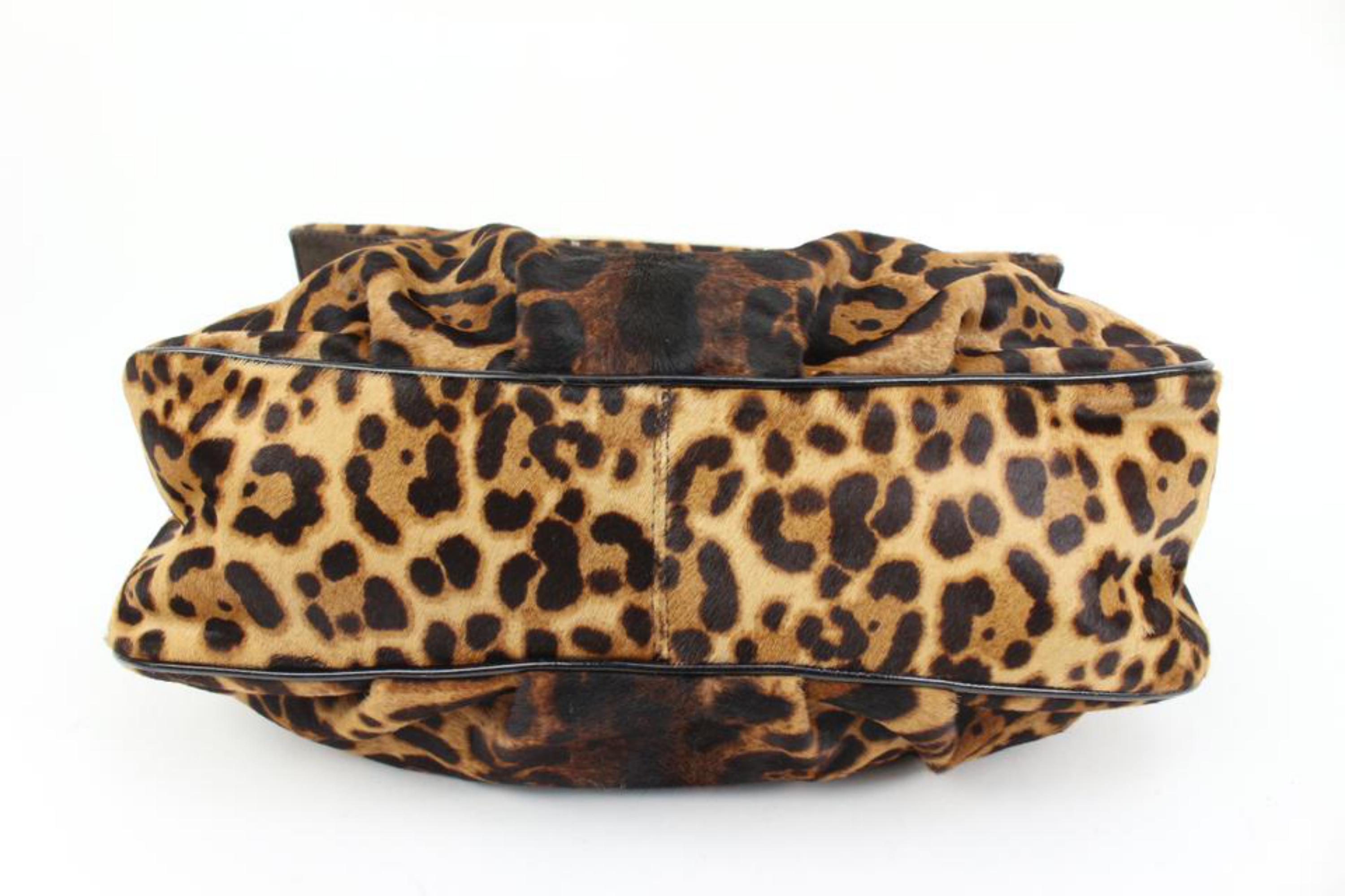 Fendi Cheetah Leopard Pony Hair Mia Flap Mama Forever s331f53 2