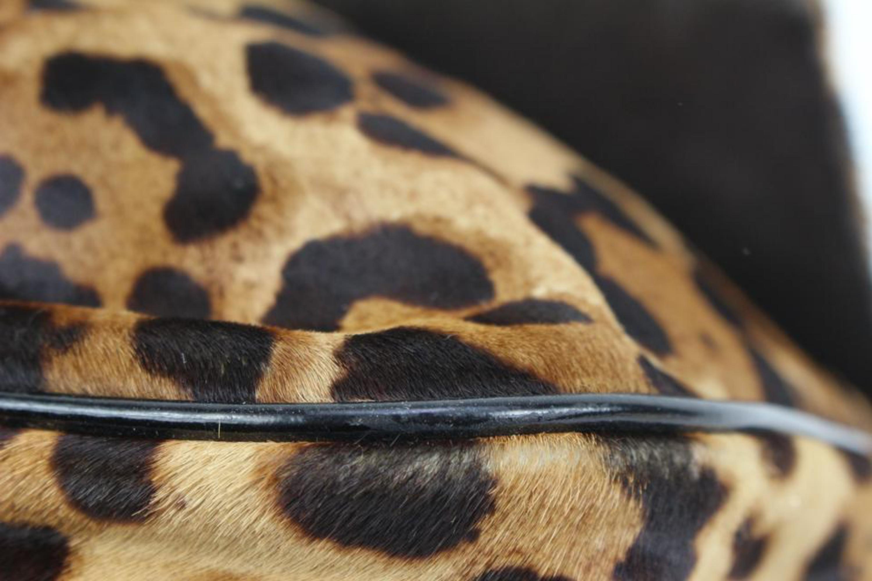 Fendi Cheetah Leopard Pony Hair Mia Flap Mama Forever s331f53 4