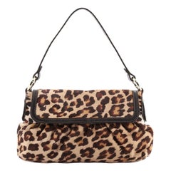 Fendi Chef Flap Bag Printed Pony Hair Small