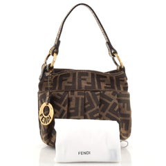 Fendi Chef Handle Bag Zucca Canvas Mini