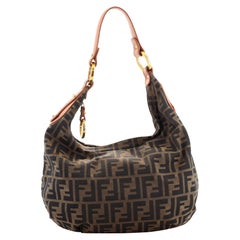 Fendi Chef Hobo Zucca Canvas Medium
