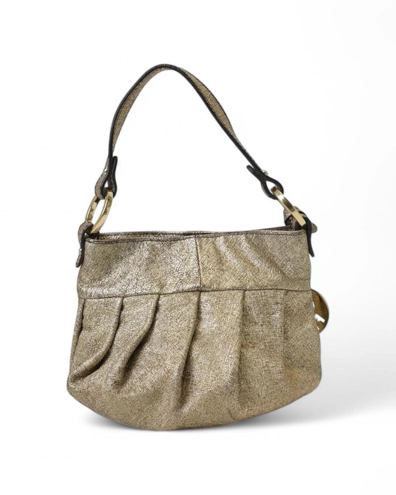 Fendi Chef Mini Laminated Gold In Good Condition For Sale In Torre Del Greco, IT