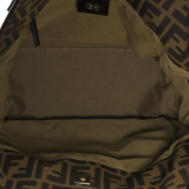Fendi Chef Pocket Tote Zucca Canvas Medium In Good Condition In NY, NY