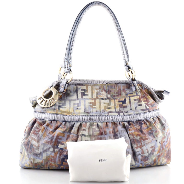 Fendi Camera Bag Zucca Embossed Leather Small at 1stDibs