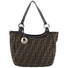 Fendi Chef Tote Zucca Canvas Small