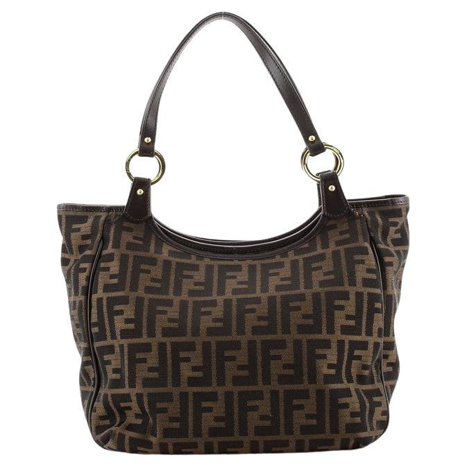 Fendi Chef Tote Zucca Canvas Small