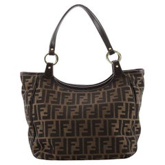 Fendi Chef Tote Zucca Canvas Small