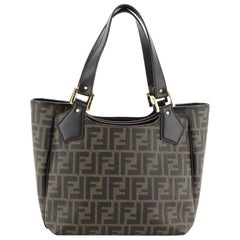 Fendi  Chef Tote Zucca Coated Canvas Small