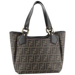 Fendi Chef Tote Zucca Coated Canvas Small