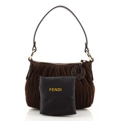 Fendi Chef Zip Pochette Suede Mini