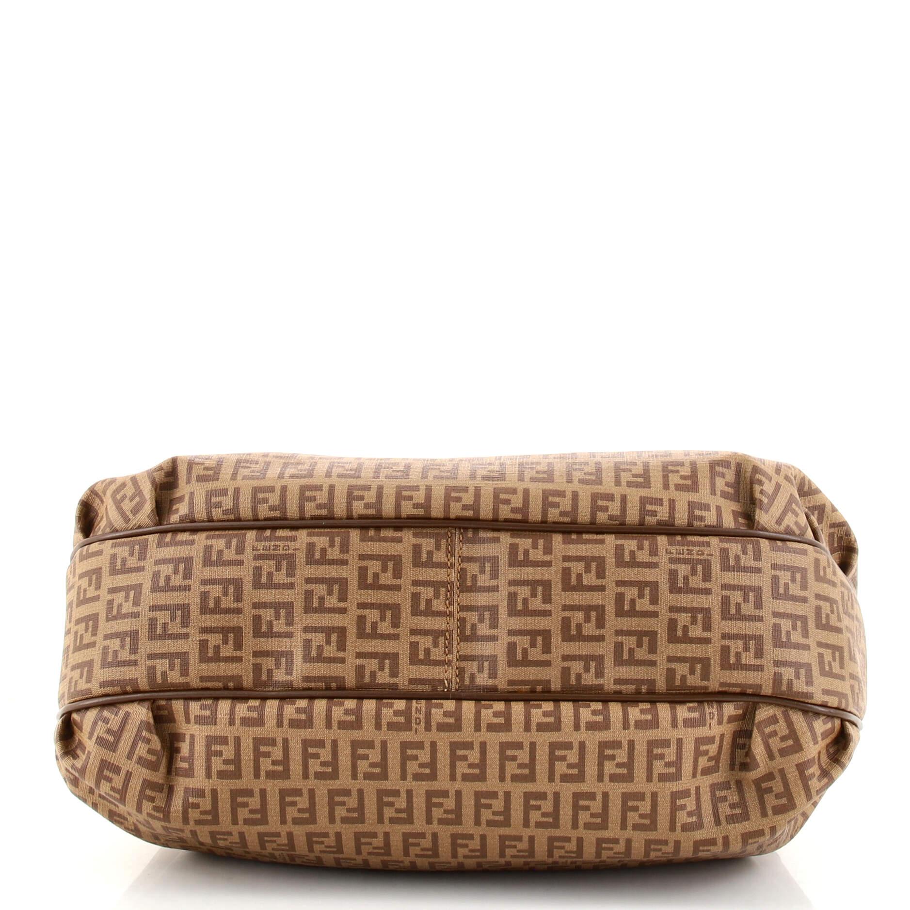 Fendi Chiusura Tote Zucchino Coated Canvas Medium 1
