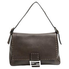 Fendi Chocolate Selleria Mama Baguette