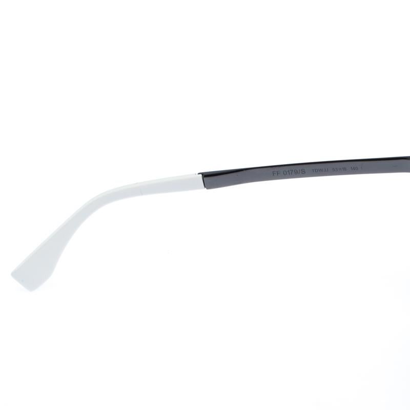 Gray Fendi Clear Jungle/Dark Gradient FF 0179/S Cateye Sunglasses