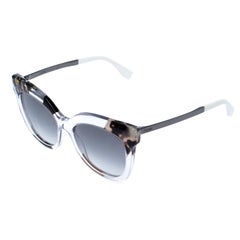 Fendi Clear Jungle/Dark Gradient FF 0179/S Cateye Sunglasses