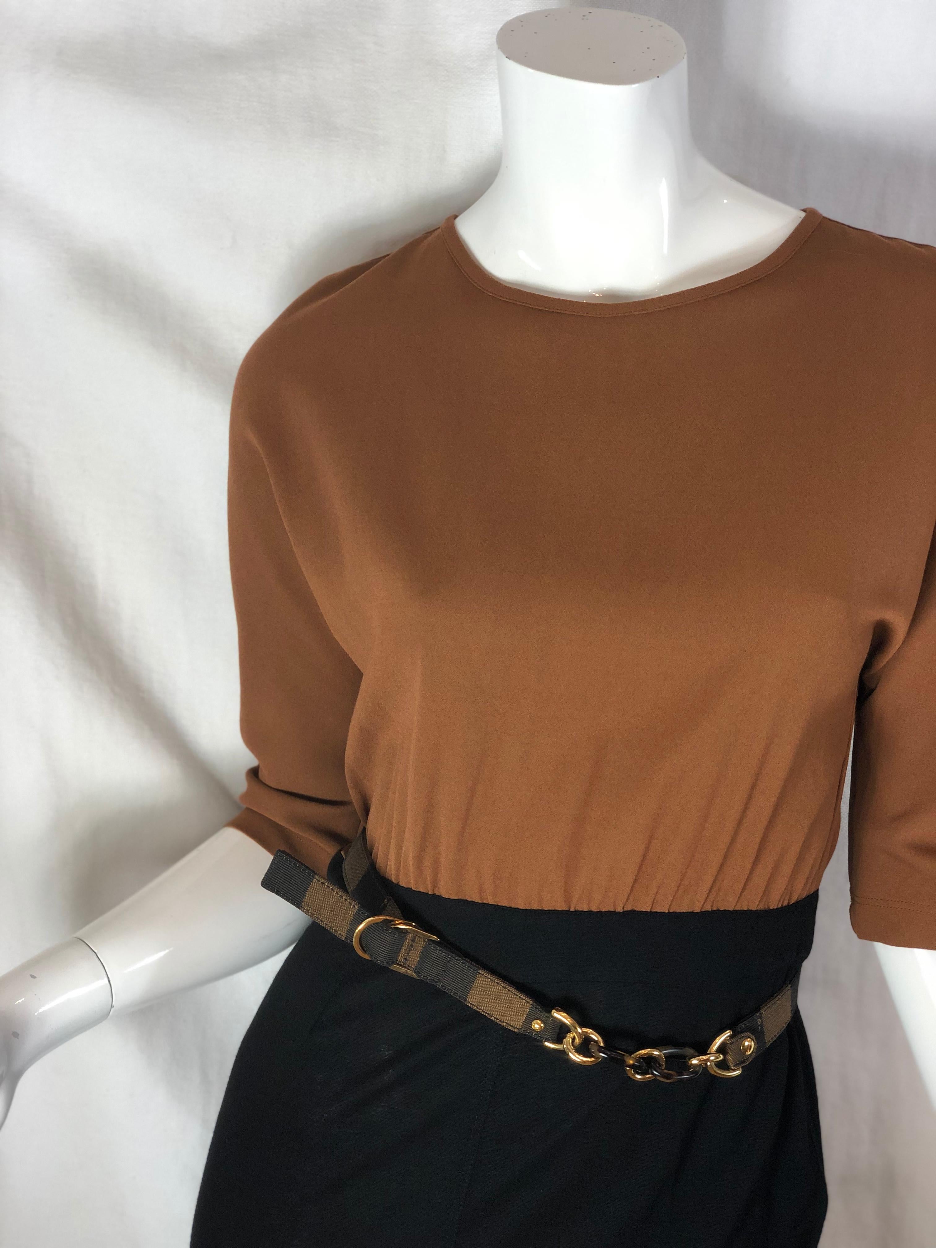 Women's Fendi Color-block Dress w/ Belt