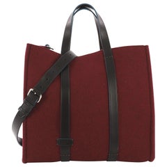 Fendi Convertible Open Tote Wool Large