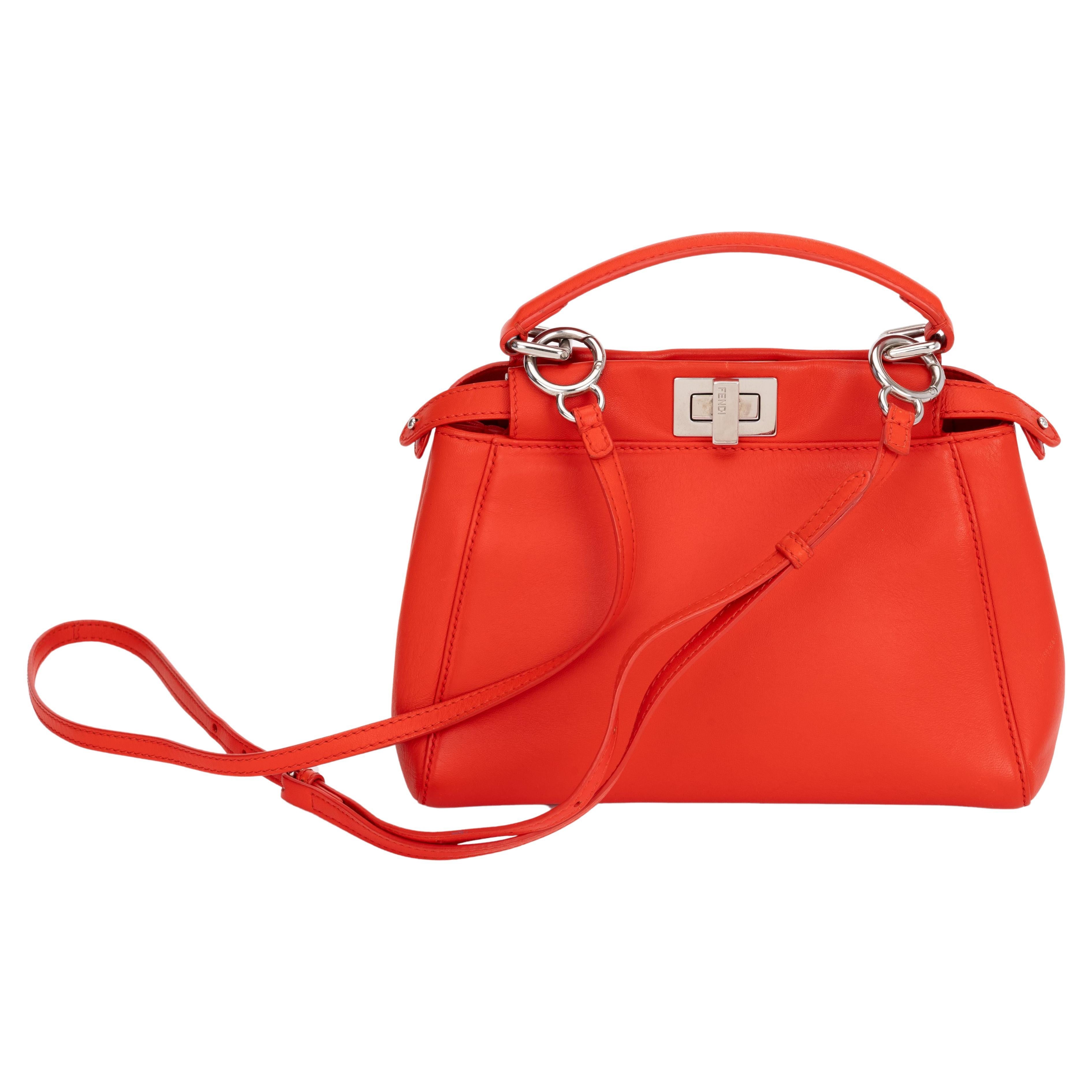 Italian Red Handbag - Etsy