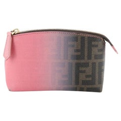 Fendi Cosmetic Case Ombre Zucca Coated Canvas Small