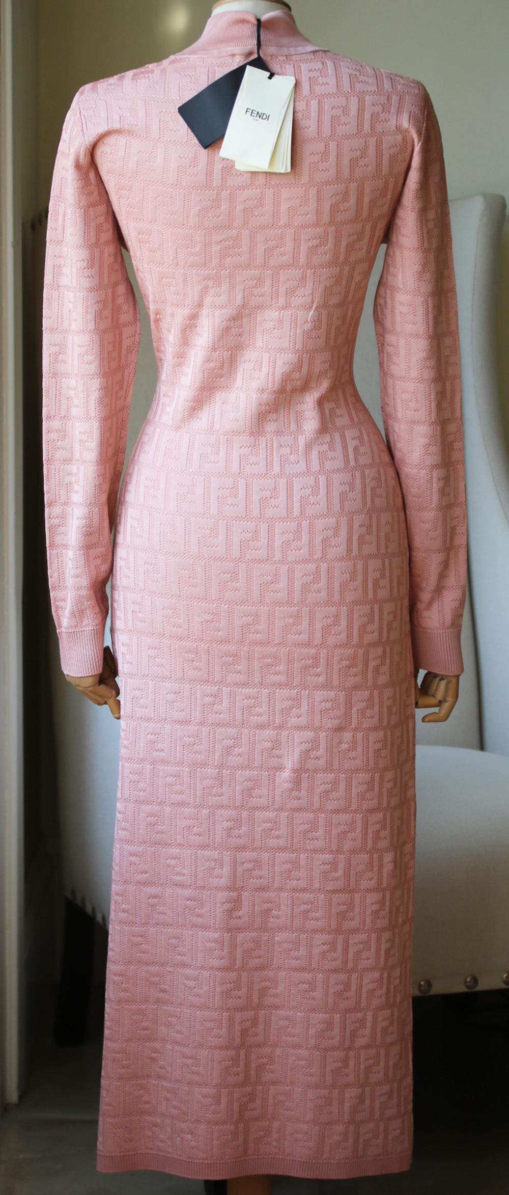 fendi pink dress