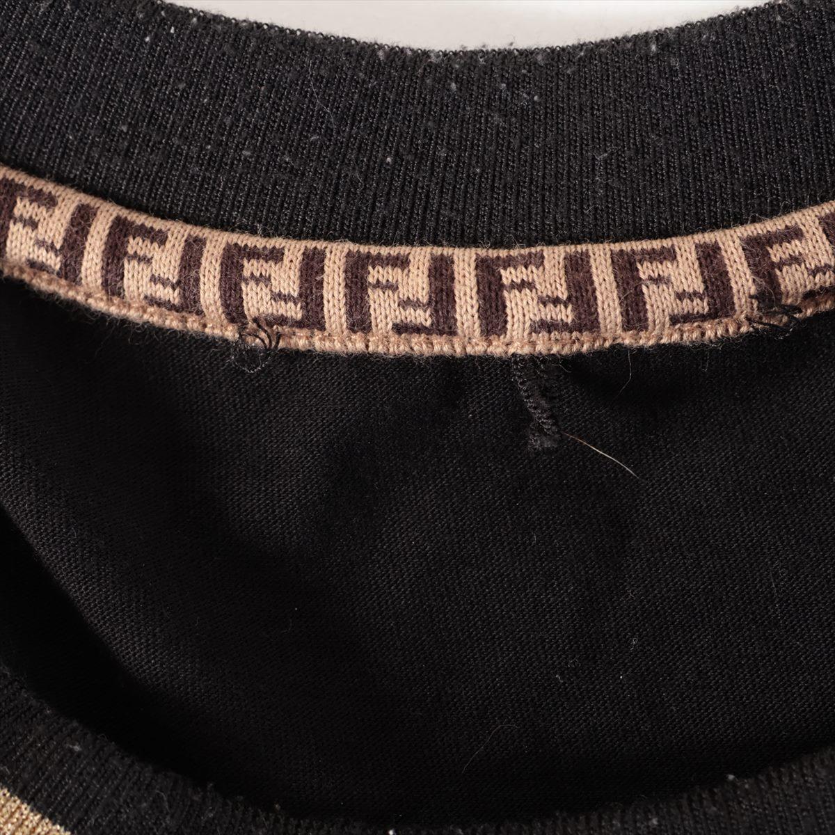 Fendi Cotton T-shirt Black 7